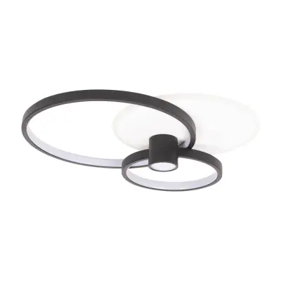 Plafoniera horus led 65w ip20, negru+auriu, e